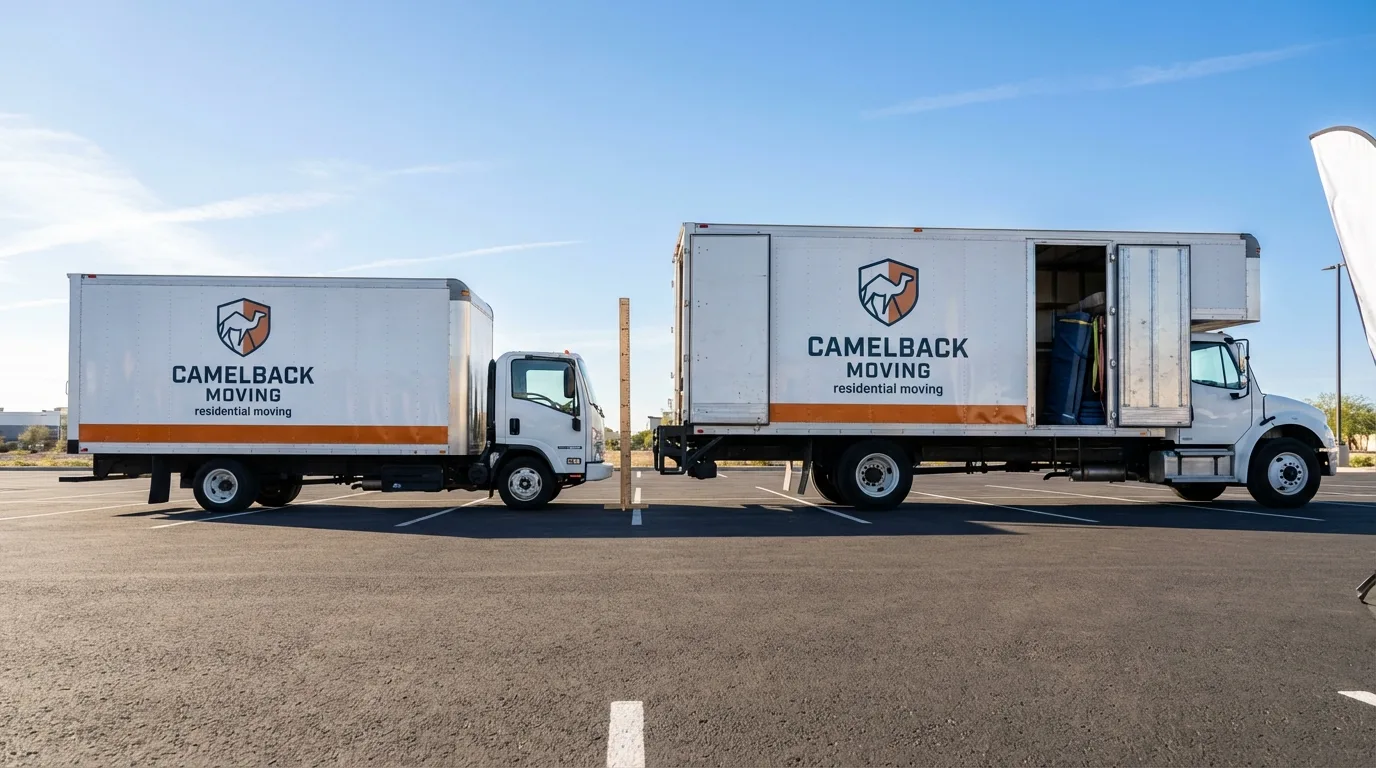 Moving truck size capacity guide in Mountain View